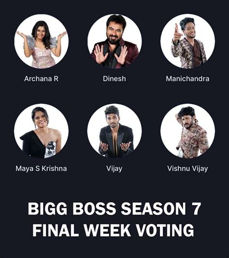 bigg boss voting result this week|Bigg Boss Tamil Vote (Online Voting) Season 7 .